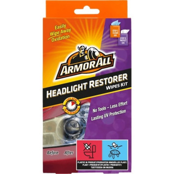 AA Headlight Restorer Wipes Kit