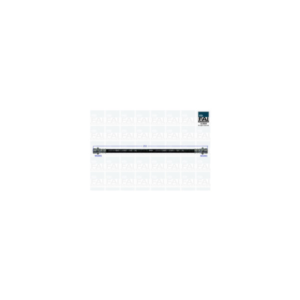 FAI Pro BRAKE HOSE REAR L/R (Rear Left Hand+Right Hand) image