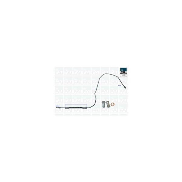FAI Pro BRAKE HOSE REAR LH (Rear Left Hand) image