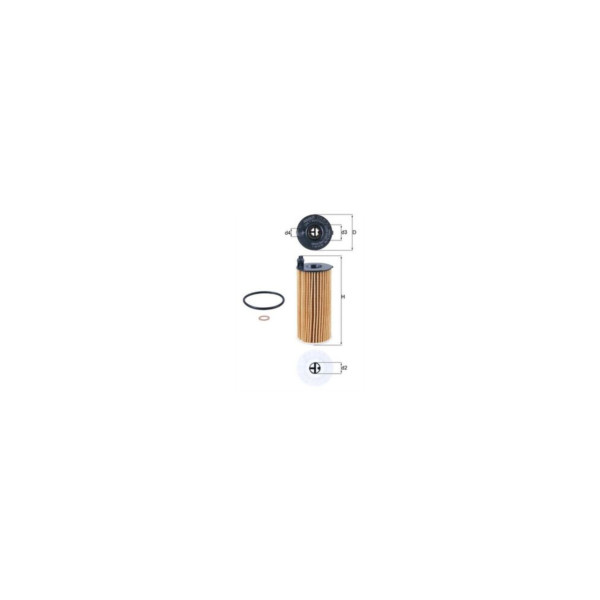 Mahle MAHLE OIL FILTER image
