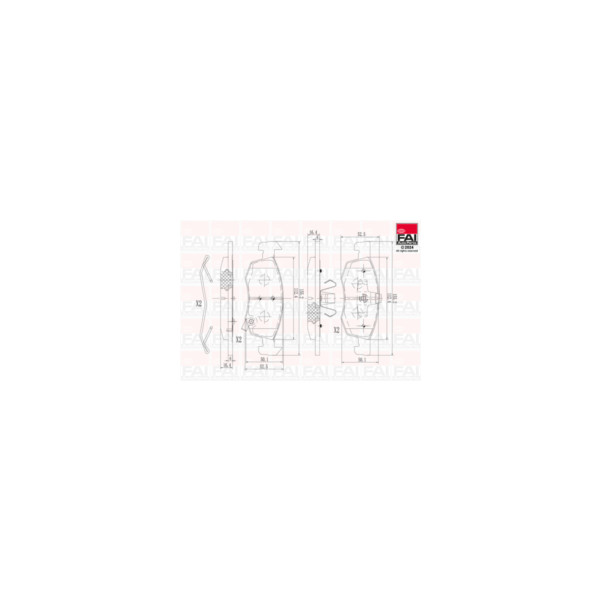 FAI BRAKE PAD SET (Front) image