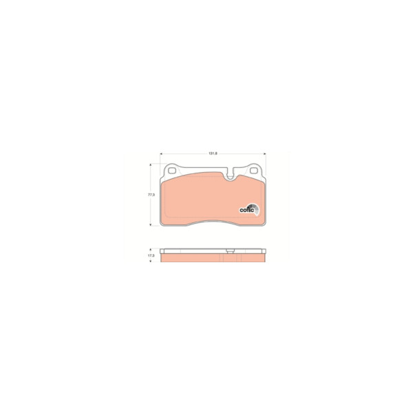 TRW BRAKE PAD SET Z (Front) image