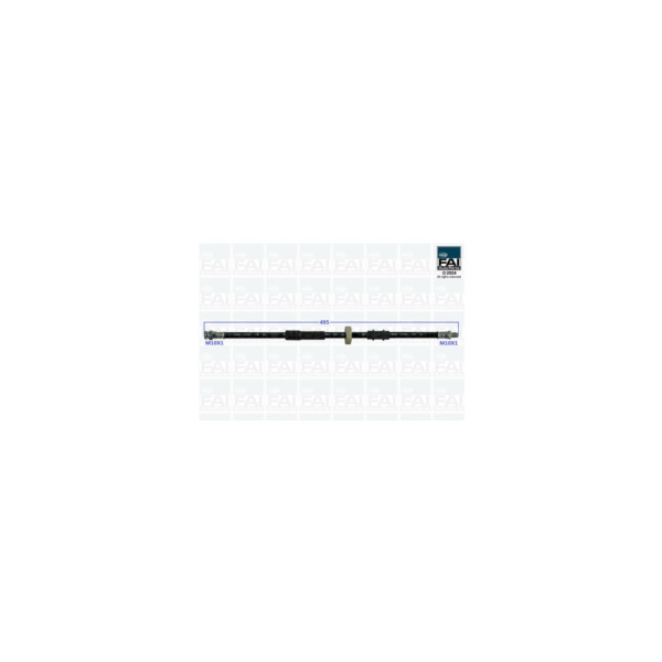FAI Pro BRAKE HOSE FRONT L/R UPPER (Front Left Hand+Right Hand) image