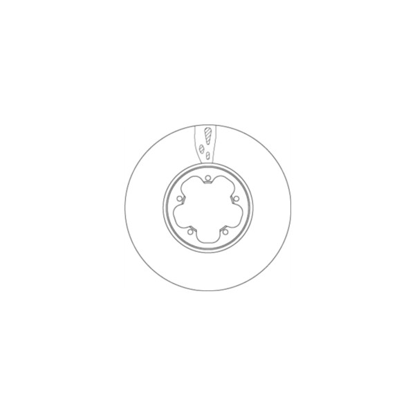 TRW BRAKE DISC SINGLE (Front) image