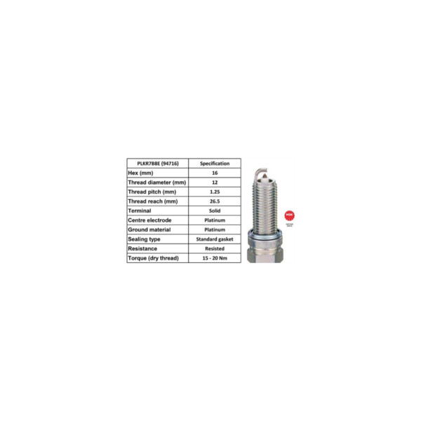 NGK 94716 NGK SPARK PLUG image