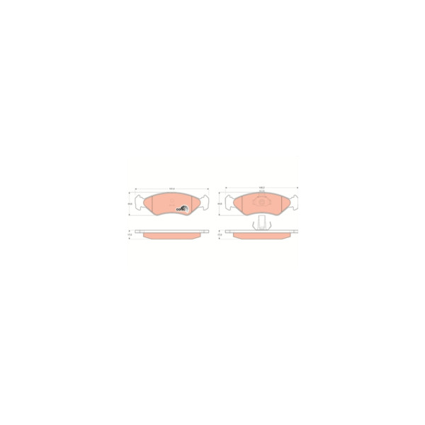 TRW BRAKE PAD SET Z (Front) image