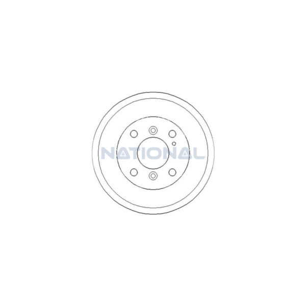 National BRAKE DRUM (Rear) image