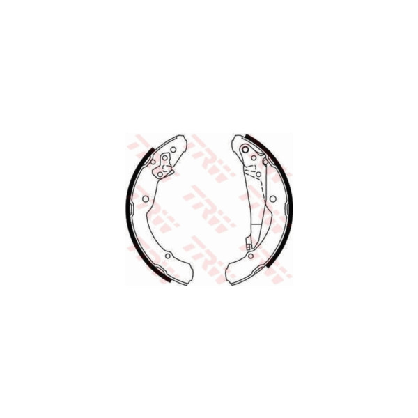 TRW BRAKE SHOE SET (Rear) image