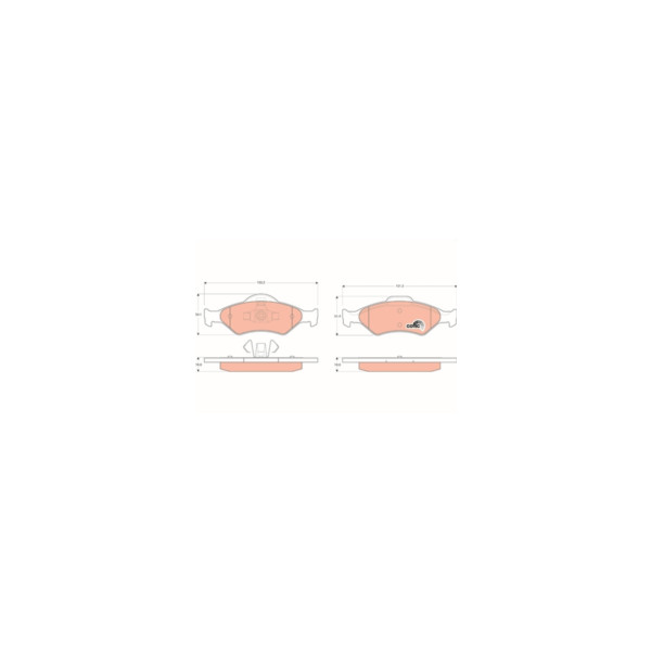 TRW BRAKE PAD SET Z (Front) image