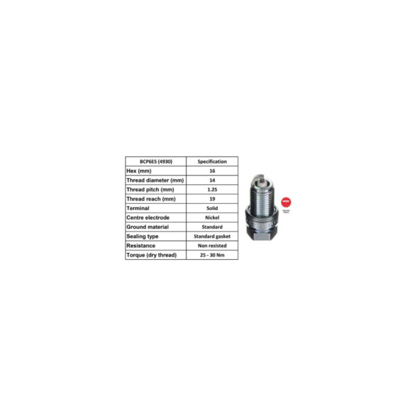 NGK 4930 NGK SPARK PLUG image