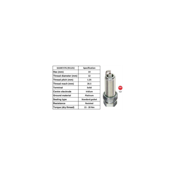 NGK 91121 NGK SPARK PLUG image