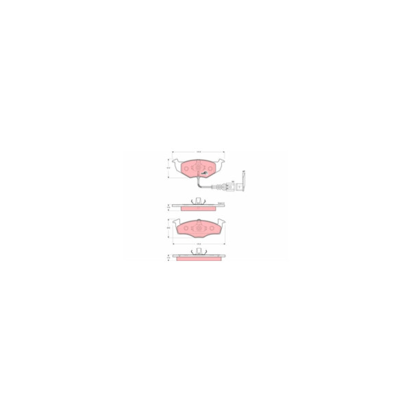 TRW BRAKE PAD SET Z (Front) image