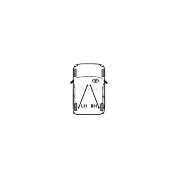 Borg & Beck BRAKE CABLE LH & RH (Rear Left Hand+Right Hand) image