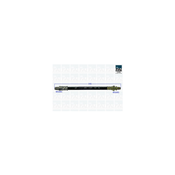 FAI Pro BRAKE HOSE REAR L/R (Rear Left Hand+Right Hand) image