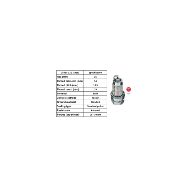 NGK 5960 NGK SPARK PLUG image