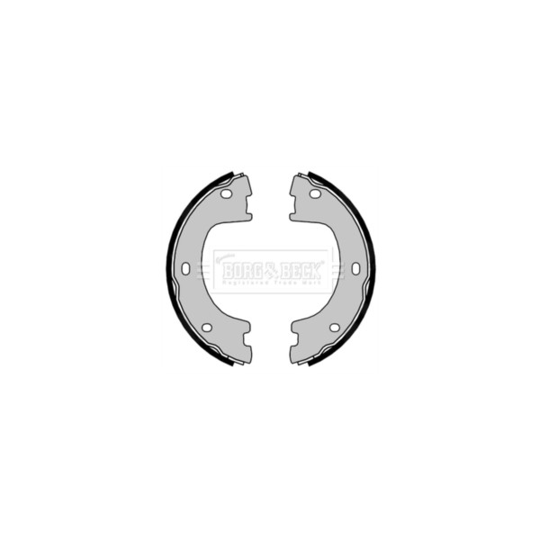 Borg & Beck BRAKE SHOES (Rear Left Hand+Right Hand) image
