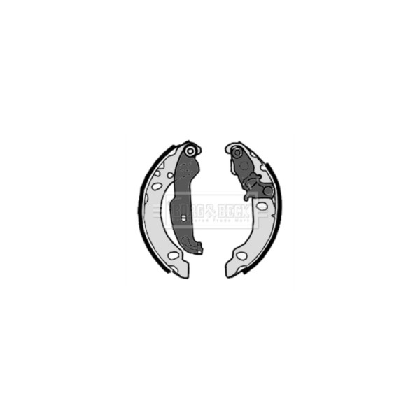 Borg & Beck BRAKE SHOES (Rear) image