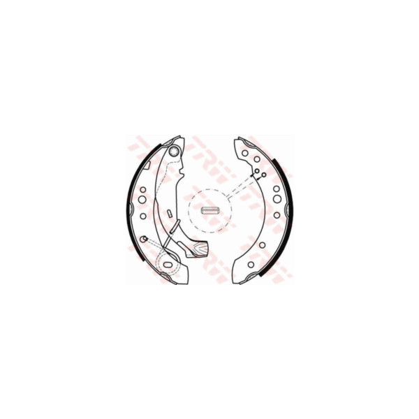 TRW BRAKE SHOE SET (Rear) image
