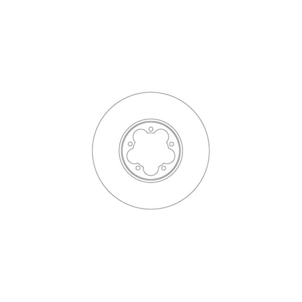 TRW BRAKE DISC SINGLE (Front) image