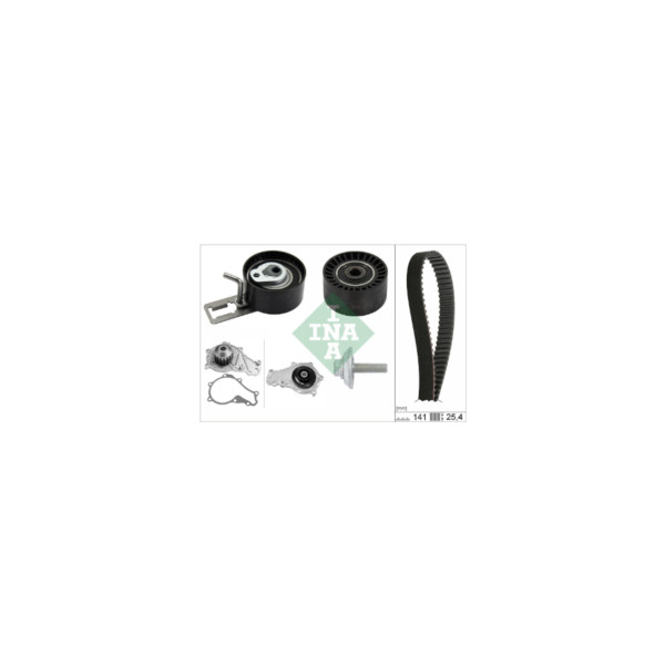 INA TIMING BELT KIT W/ WATERPUMP image