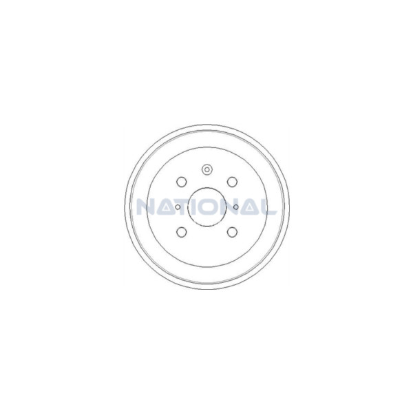 National BRAKE DRUM (Rear) image