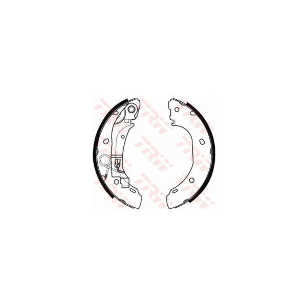 TRW BRAKE SHOE SET (Rear) image