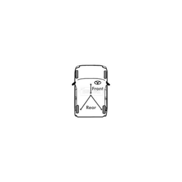 Borg & Beck BRAKE CABLE - REAR (Rear Left Hand+Right Hand) image