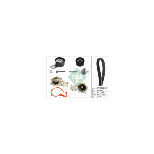 INA TIMING BELT KIT W/ WATERPUMP image