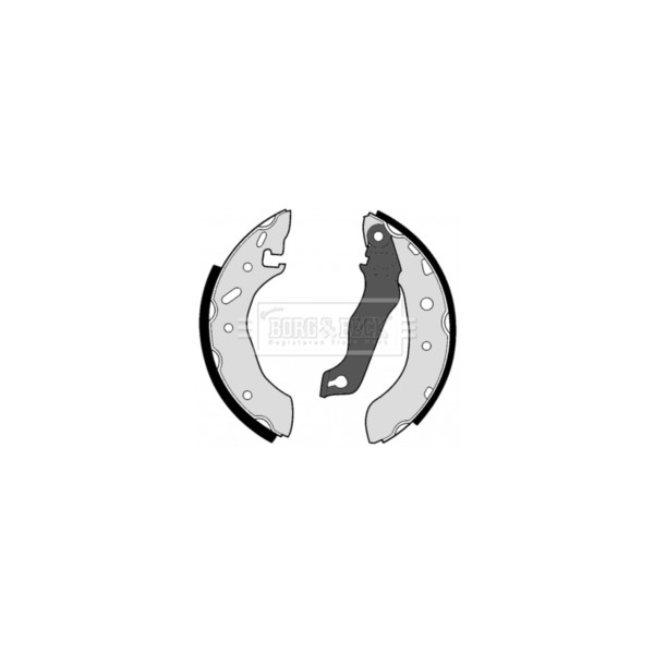 Borg & Beck BRAKE SHOES (Rear) image