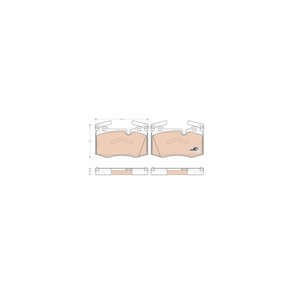 TRW BRAKE PAD SET Z (Front) image