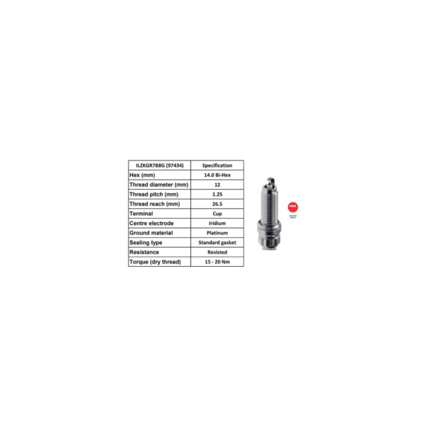 NGK 97434 SPARK PLUG image