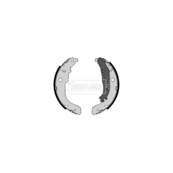 Borg & Beck BRAKE SHOES (Rear) image