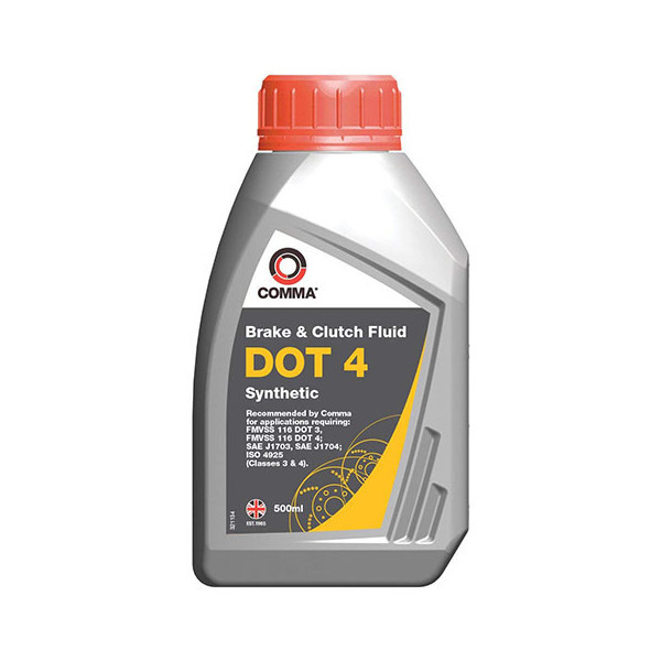 Comma DOT 4 BRAKE FLUID 500ML image