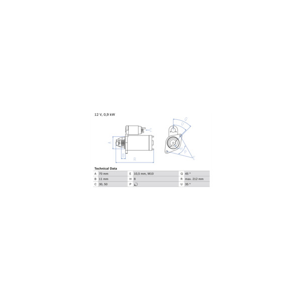 Bosch STARTER image