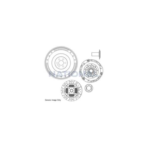 National CLUTCH CONVERSION KIT NEW 4 PIECE image