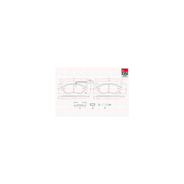 FAI BRAKE PAD SET (Front) image